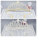 Rhinestone Wedding Tiara Headband for Little Girl Birthday