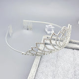 Rhinestone Wedding Tiara Headband for Little Girl Birthday