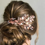 Bride Hair Accessories Simulated Pearls Hair Combs Wedding Hair Jewelry
