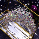 Rhinestone Wedding Headband Crown Queen Tiara Baroque Hair Accessories
