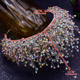 Rhinestone Wedding Headband Crown Queen Tiara Baroque Hair Accessories