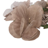 Bride Hair Wreath Flower Hairband Crown Wedding Garland Forehead Hair Band