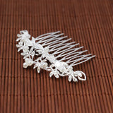 Pearl Hair Comb Rhinestone Hair Clips Crystal Jewelry Women Hair Accessories