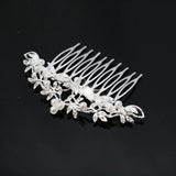 Pearl Hair Comb Rhinestone Hair Clips Crystal Jewelry Women Hair Accessories