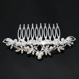 Pearl Hair Comb Rhinestone Hair Clips Crystal Jewelry Women Hair Accessories