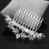 Pearl Hair Comb Rhinestone Hair Clips Crystal Jewelry Women Hair Accessories