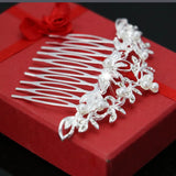 Pearl Hair Comb Rhinestone Hair Clips Crystal Jewelry Women Hair Accessories