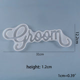 English Letters Words Decorations Casting Silicone Mould Resin Mold