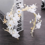 Bride Wedding Dress Headdress with Starry Sky Theme