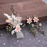 Bride Mori Headdress Dry Lace Flower Hair Pin Set