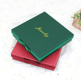 Bride Necklace Pendant Box Velvet Wedding Jewelry Gift Case