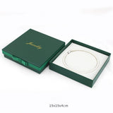 Bride Necklace Pendant Box Velvet Wedding Jewelry Gift Case