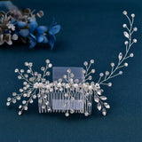 Pearl Wedding Comb Head Jewelry Bride Hair Clips Tiara