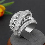 Cubic Zirconia Wedding Ring for Women