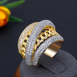 Cubic Zirconia Wedding Ring for Women