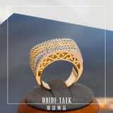 Round Cubic Zirconia Women's Ring Wedding Party Jewelry Gift