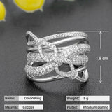 Round CZ Women's Ring Jewelry Gift