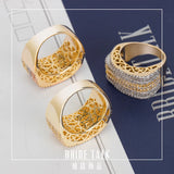 Round Cubic Zirconia Women's Ring Wedding Party Jewelry Gift