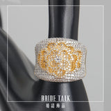 Bride Talk CZ Wedding Bridal Ring Romantic Jewelry Gift