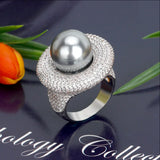 Cubic Zirconia Women's Wedding Ring Dubai Bridal Jewelry