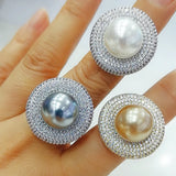 Cubic Zirconia Women's Wedding Ring Dubai Bridal Jewelry