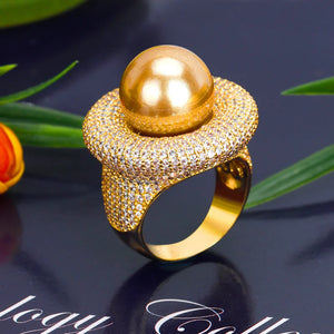 Cubic Zirconia Women's Wedding Ring Dubai Bridal Jewelry