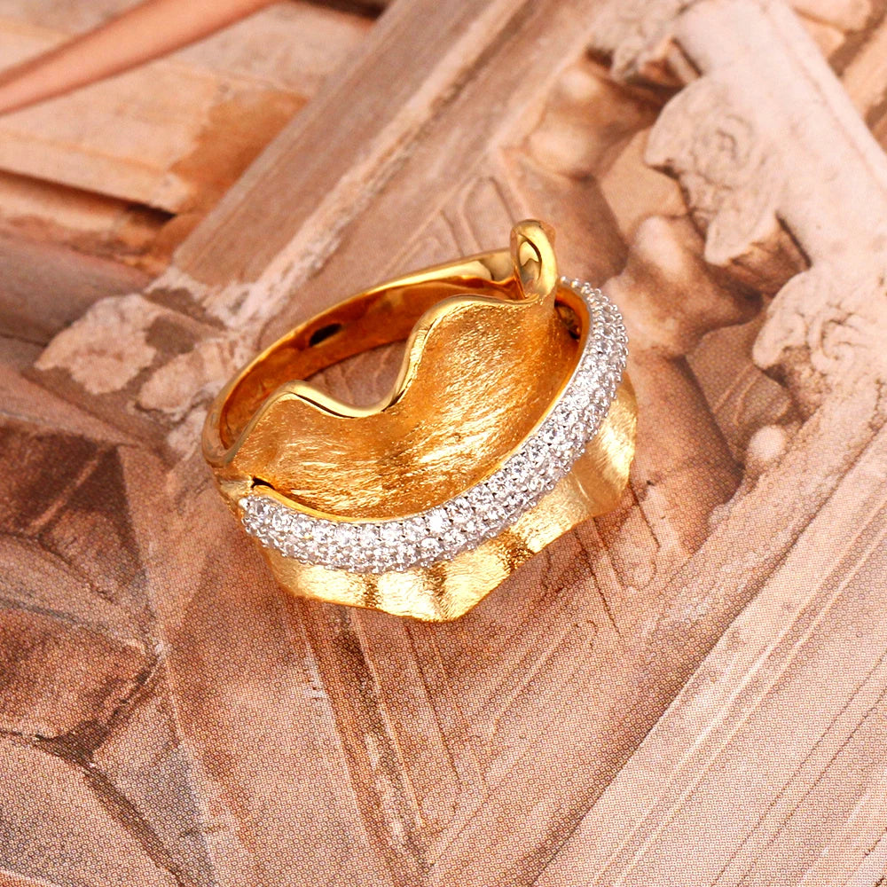 Vintage Cubic Zirconia Retro Finger Rings for Women