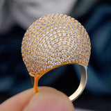 Women Ring CZ Charming Dubai Bridal Jewelry For Wedding