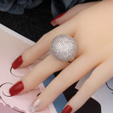 Women Ring CZ Charming Dubai Bridal Jewelry For Wedding