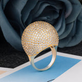 Women Ring CZ Charming Dubai Bridal Jewelry For Wedding