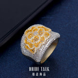 Cubic Zirconia Bridal Ring for Wedding Party