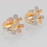 Baguette Wedding Rings Zirconia Stones Women Engagement Party Jewelry High Ring