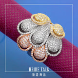 Bride Talk Honeybee Rings Cubic Zirconia Women Engagement Jewelry