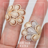 Bride Talk Honeybee Rings Cubic Zirconia Women Engagement Jewelry