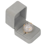 Zirconia Brass Crystal Ring for Women - Gift