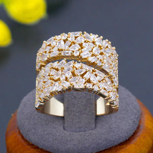 Cubic Zirconia Bridal Rings for Wedding Party