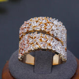 Cubic Zirconia Bridal Rings for Wedding Party