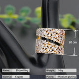 Cubic Zirconia Bridal Rings for Wedding Party