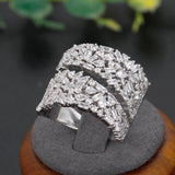 Cubic Zirconia Bridal Rings for Wedding Party