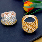 Cubic Zirconia Bridal Wedding Ring Romantic Sweet Gift