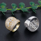 Multicolor Cubic Zirconia Lady Bridal Ring Jewelry
