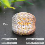 Multicolor Cubic Zirconia Lady Bridal Ring Jewelry