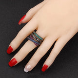 CZ Crystal Bridal Finger Rings For Women Wedding