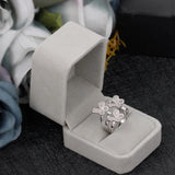 Romantic Bridal Wedding Ring with Cubic Zirconia