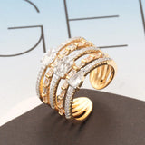 Classic CZ Women Ring High Jewelry For Wedding