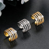 Classic CZ Women Ring High Jewelry For Wedding