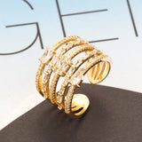 Classic CZ Women Ring High Jewelry For Wedding