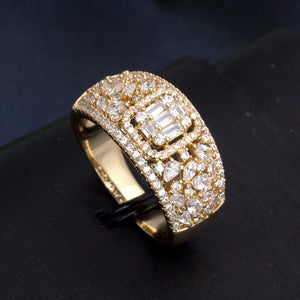Women's CZ Ring Bridal Jewelry Engagement Birthday Gift
