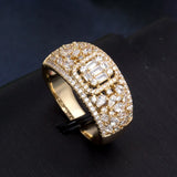 Women's CZ Ring Bridal Jewelry Engagement Birthday Gift