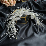 Bride Crystal Tiara Rhinestone Headbands Wedding Hair Accessories